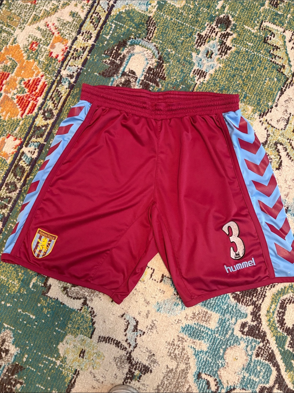 Vintage Aston Villa Match Worn Shorts (Hummel size 36”)